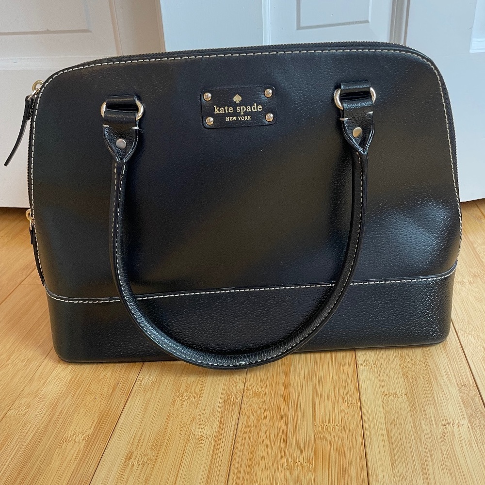 Kate Spade New York Vintage Large Satchel- Black